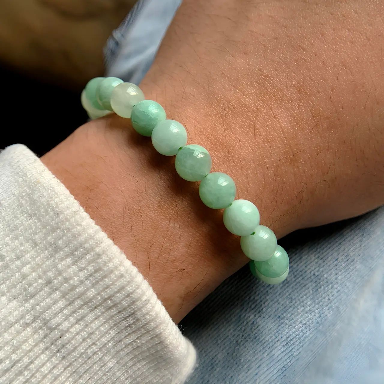 Burmese Jade Bracelet 8mm