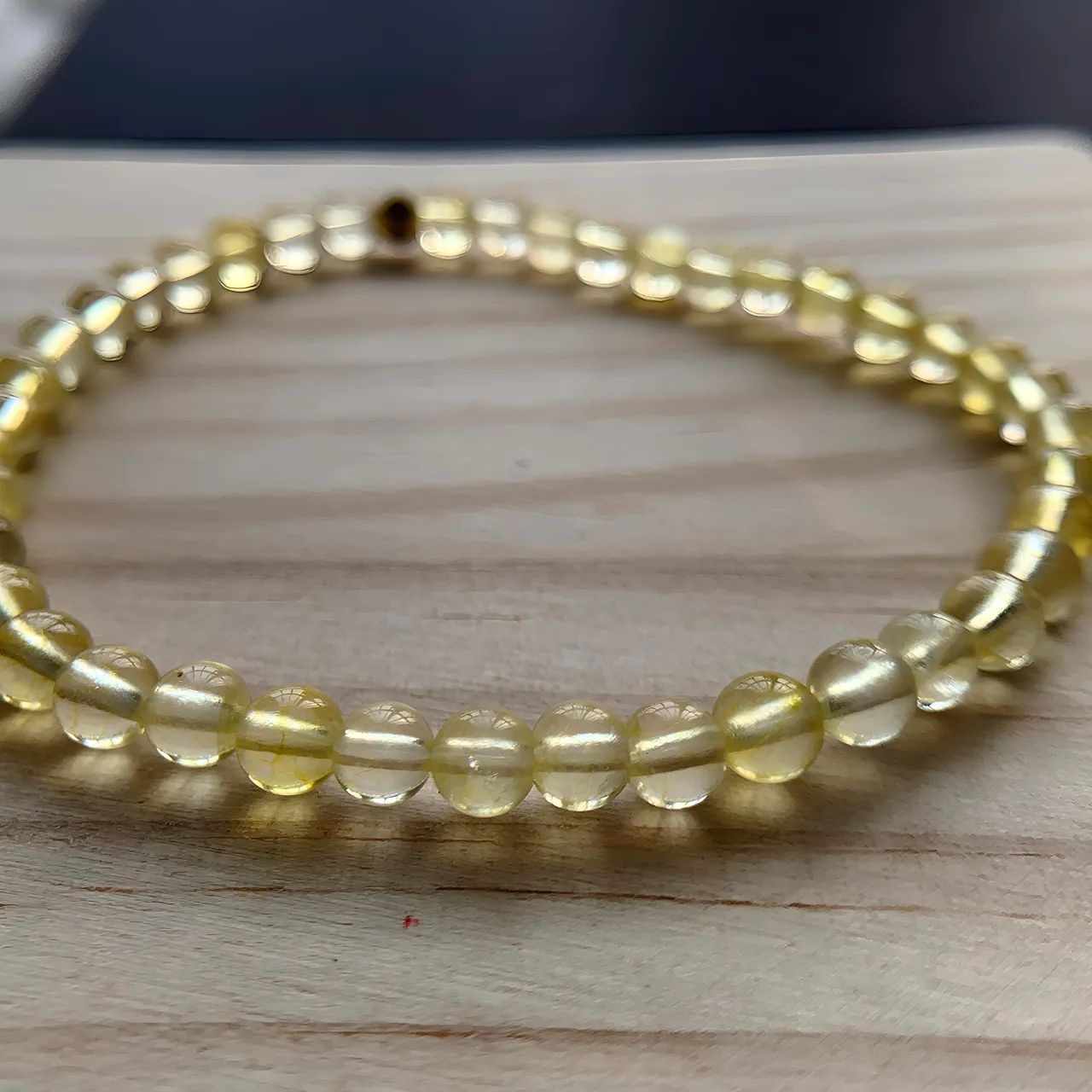 citrine bracelet 4mm