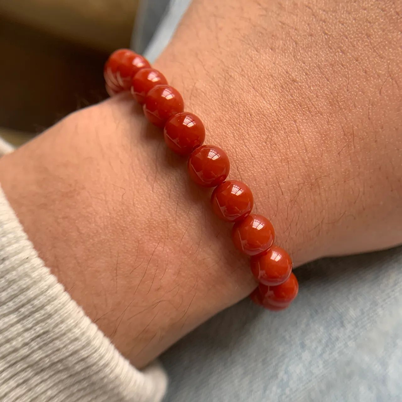 Nanhong Agate Bracelet 8mm