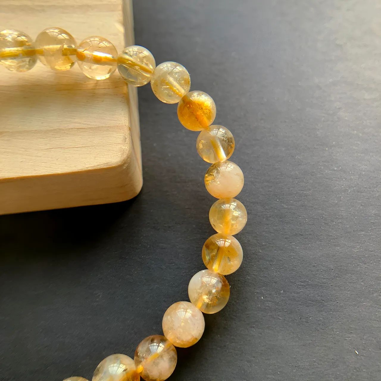 Pyramid Citrine Bracelet 
