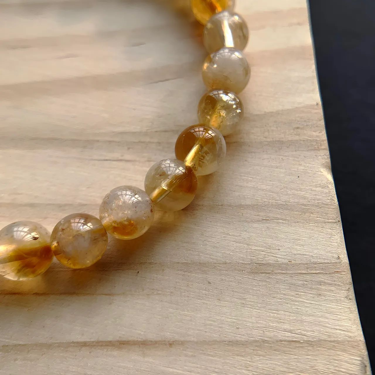 Pyramid Citrine Bracelet 