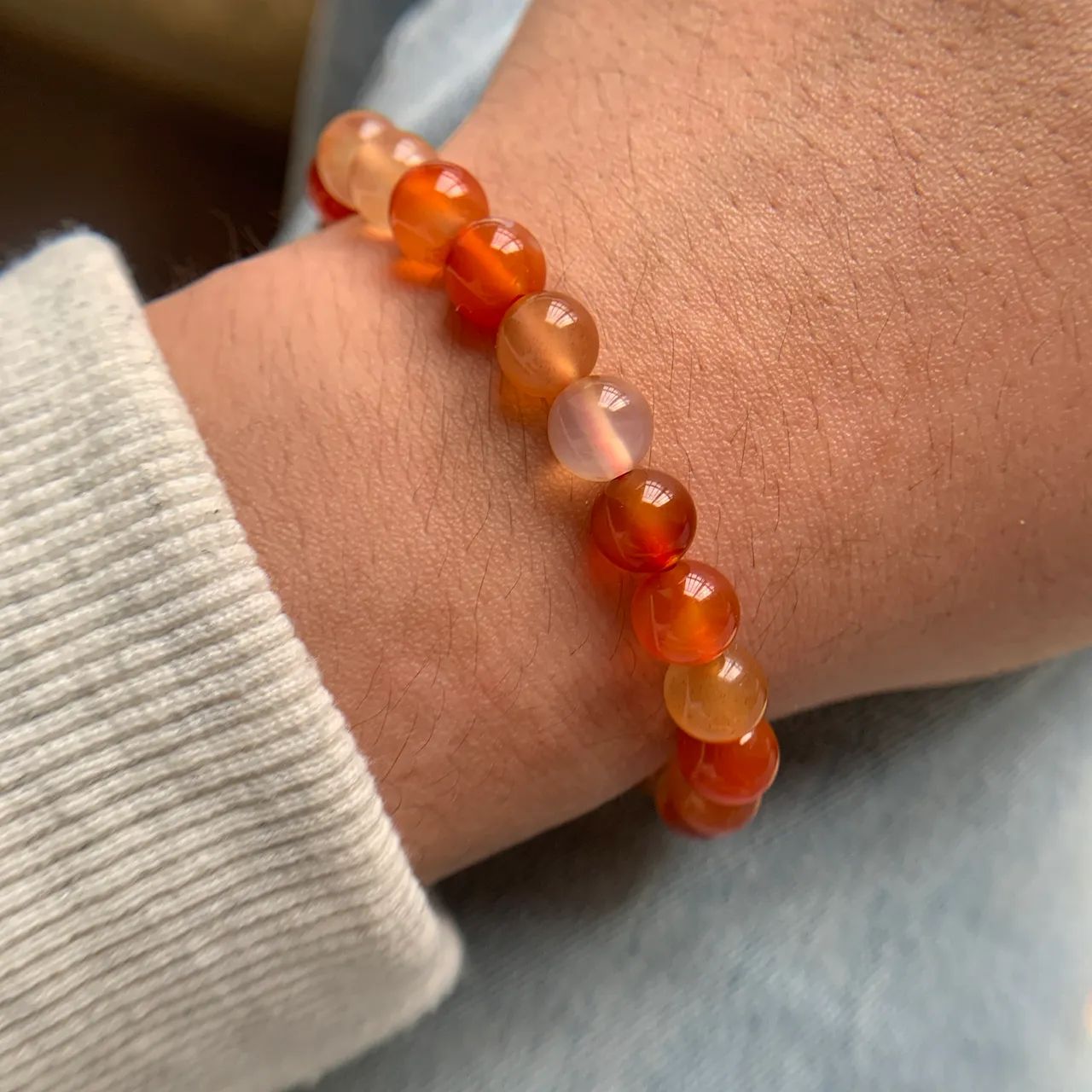 Red Agate Bracelet 8mm