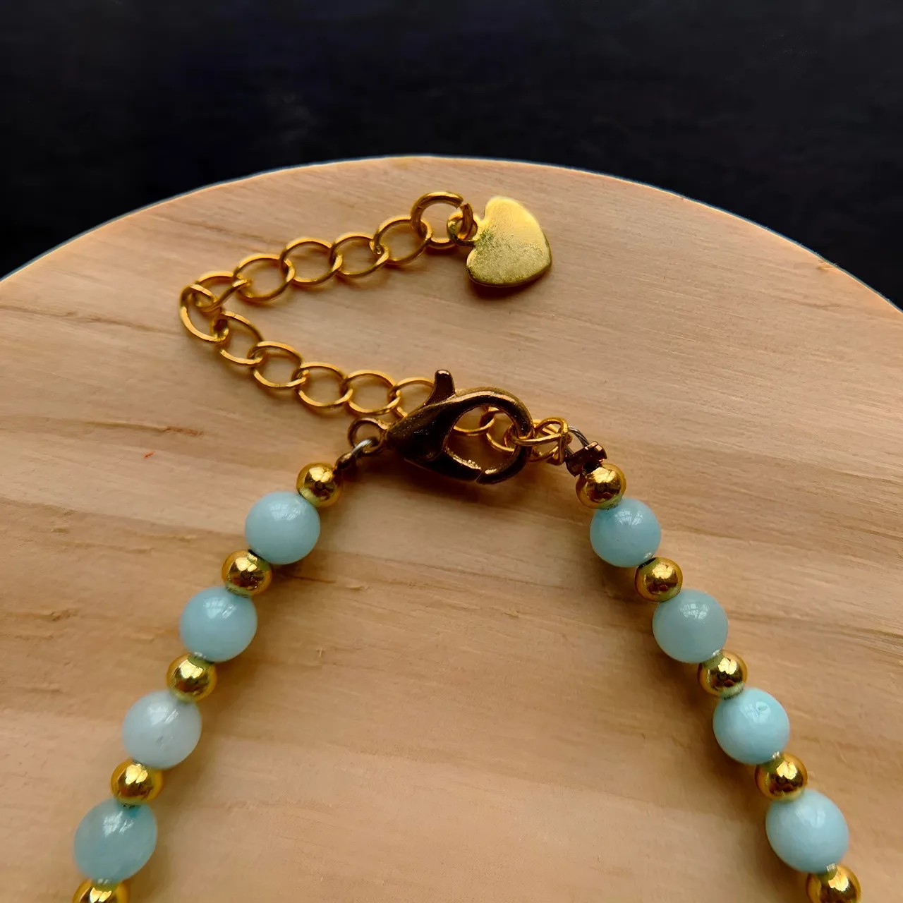 Aquamarine bracelet II 4mm