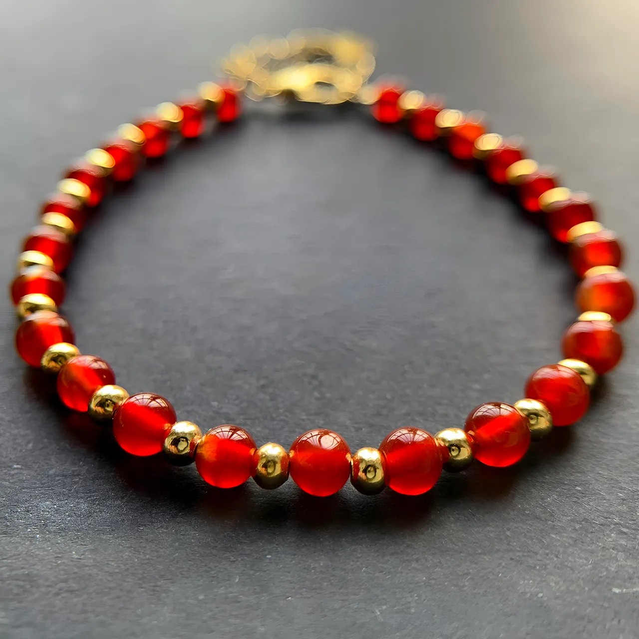 Carnelian bracelet 4mm