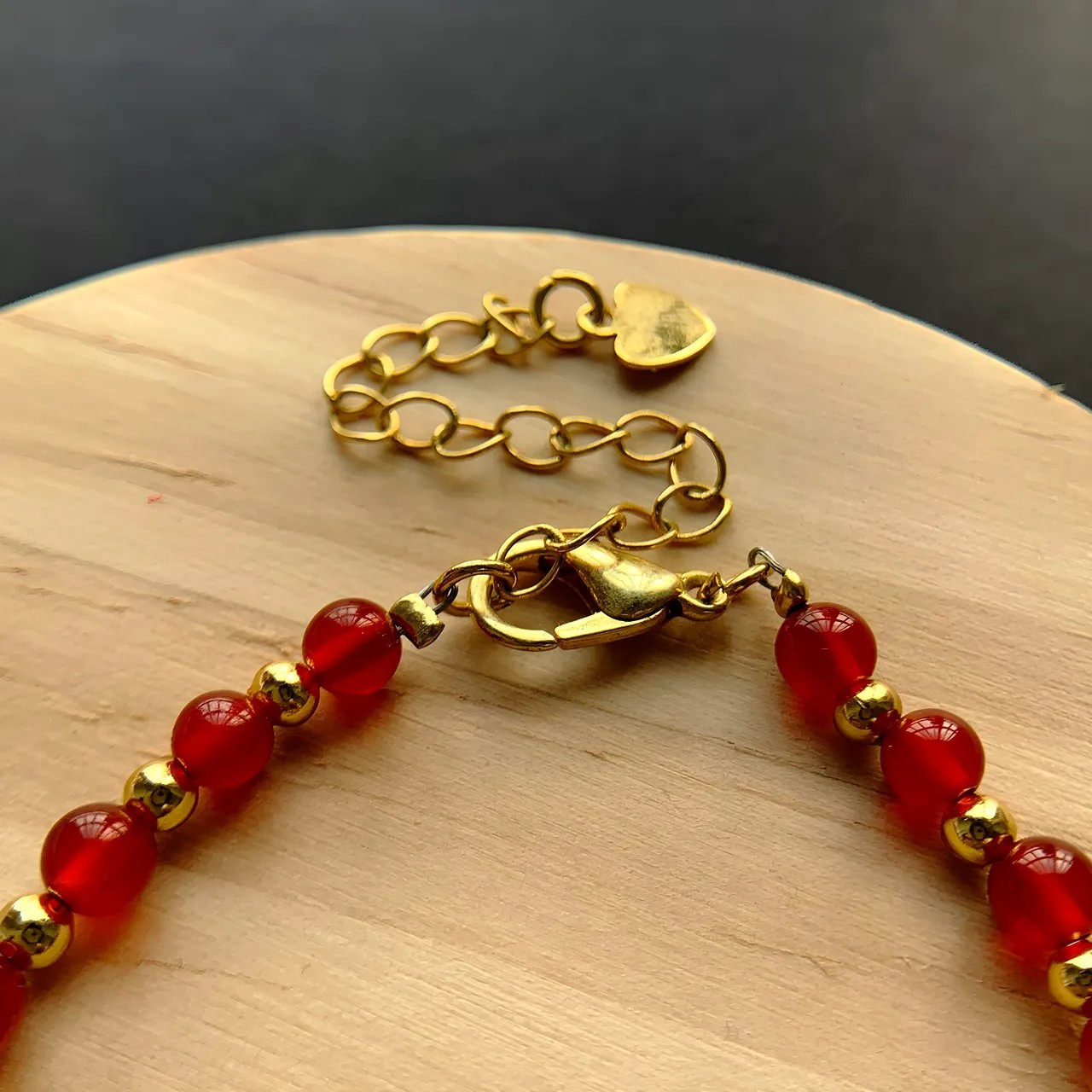 Carnelian bracelet 4mm