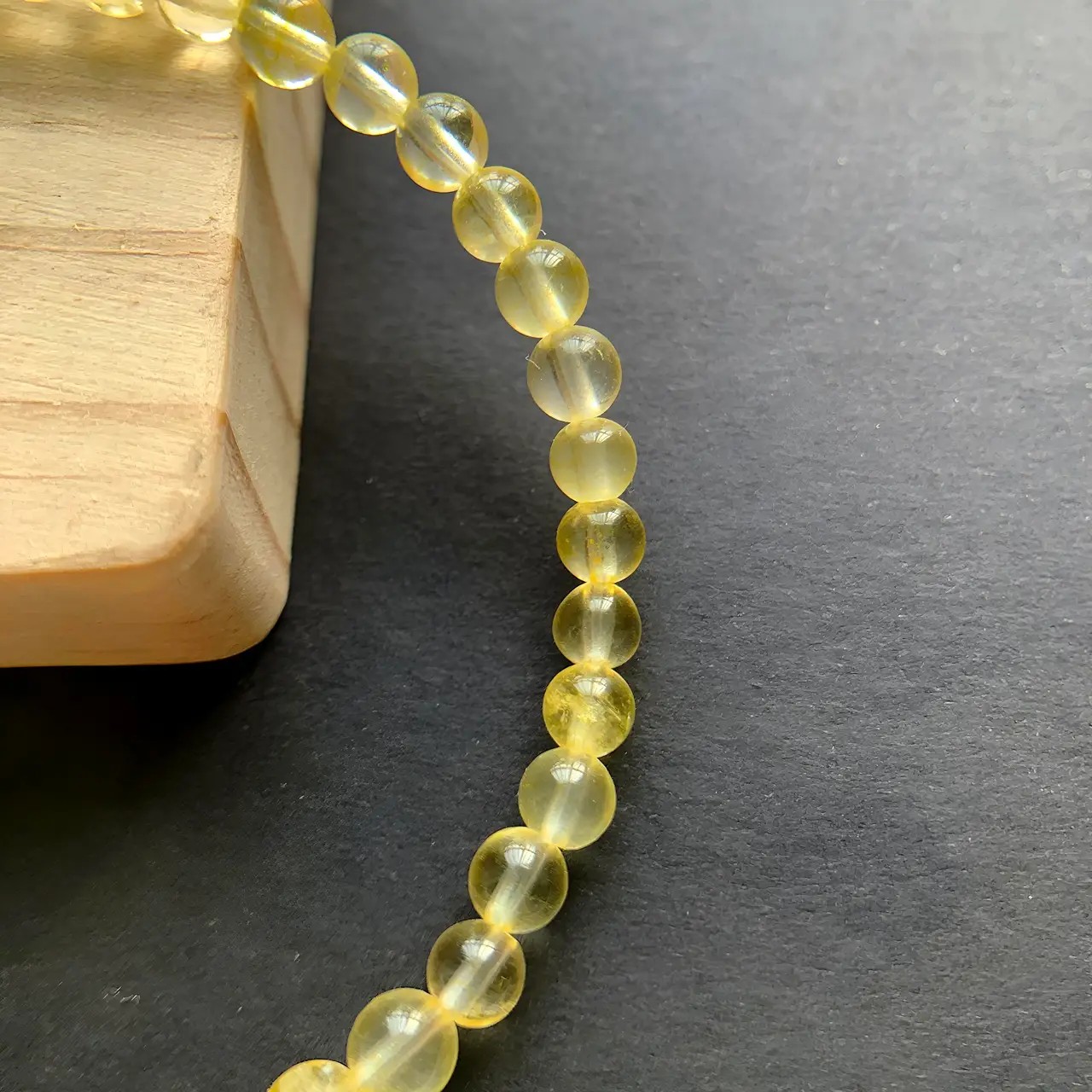 citrine bracelet 4mm