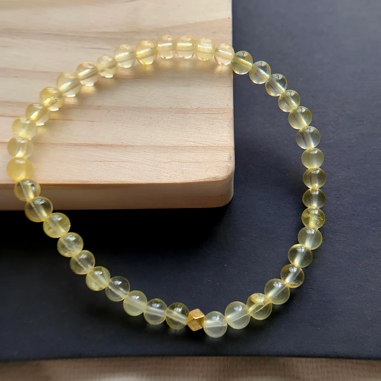 citrine bracelet 4mm