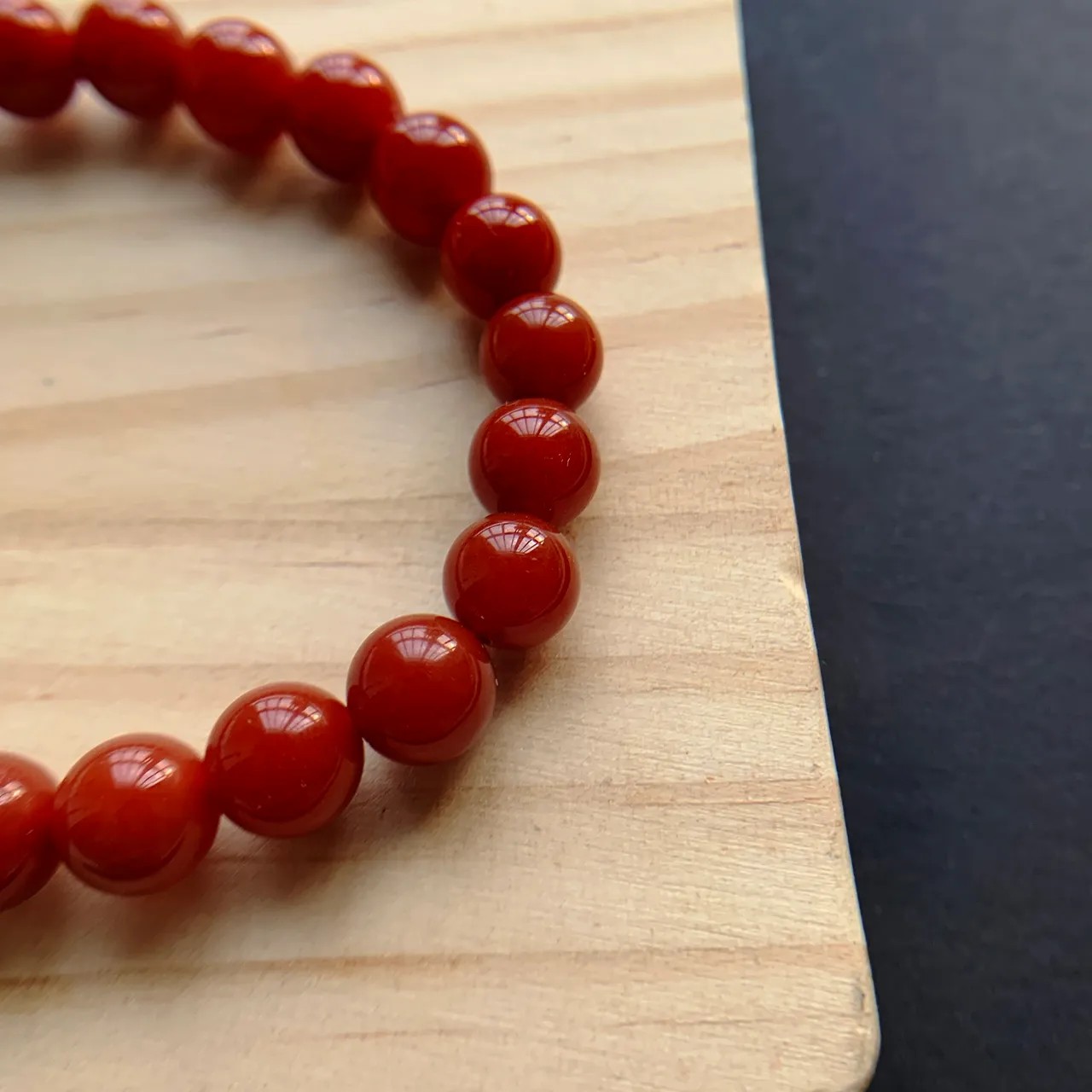 Nanhong Agate Bracelet 8mm
