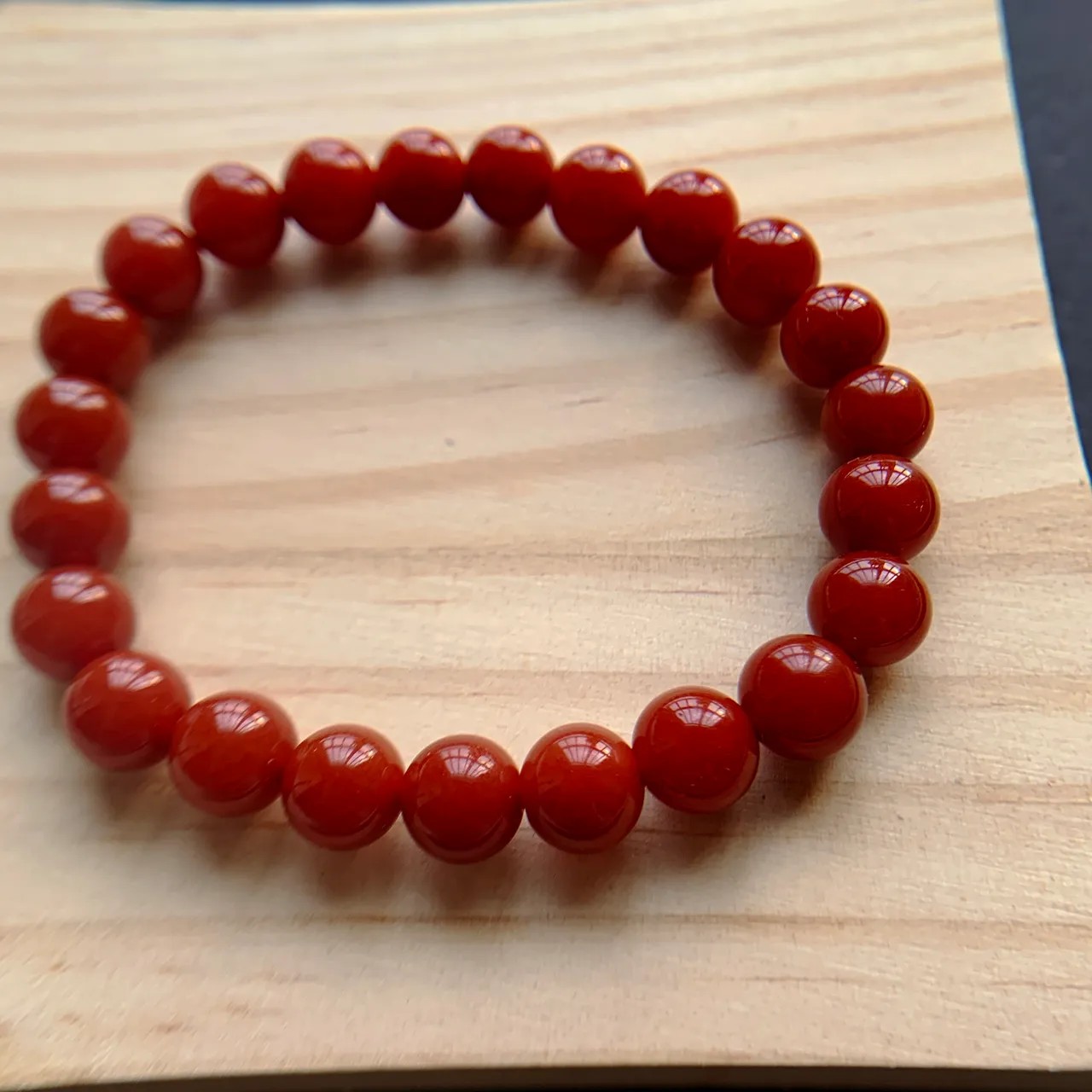 Nanhong Agate Bracelet 8mm