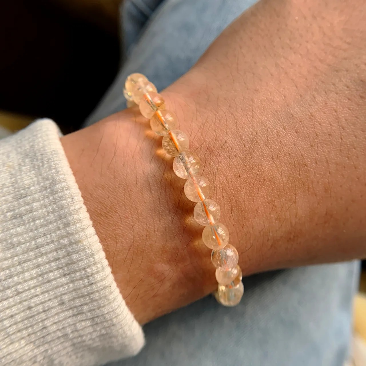 Pyramid Citrine Bracelet