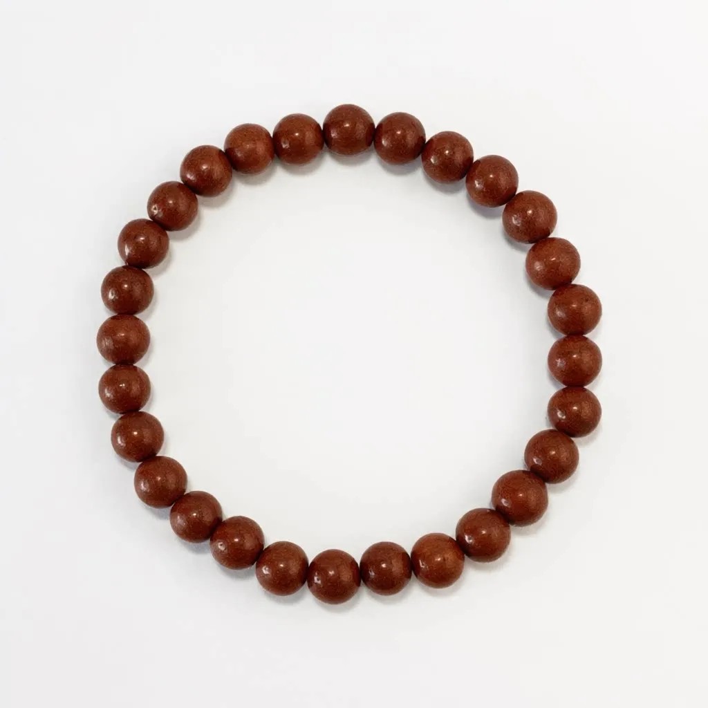 Red Jasper Bracelet in 6mm natural red jasper beads